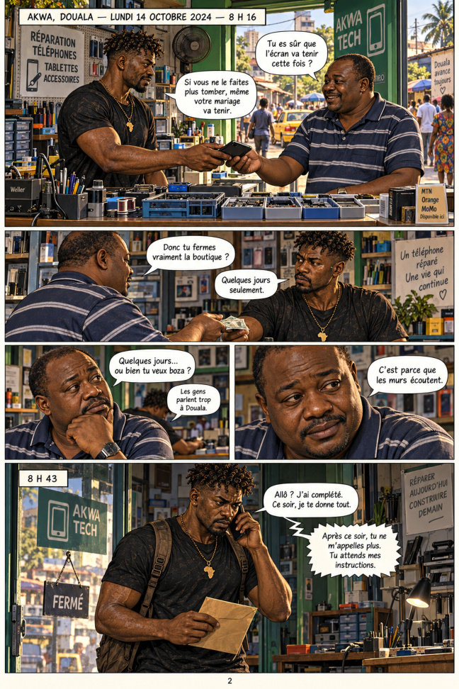 Le départ — planche 2