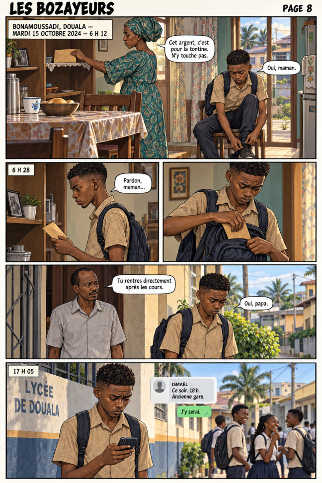 Le départ — planche 8