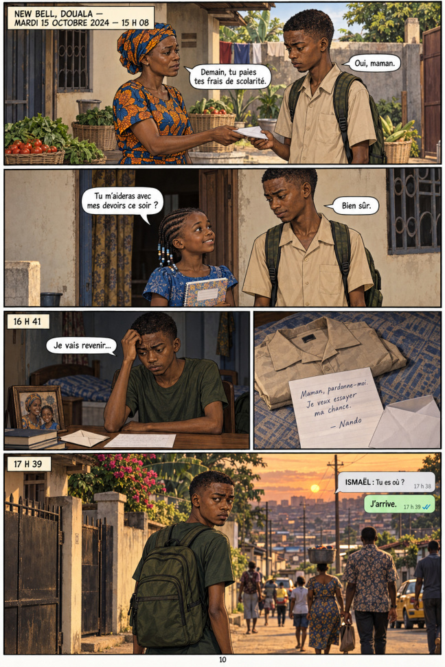 Le départ — planche 10
